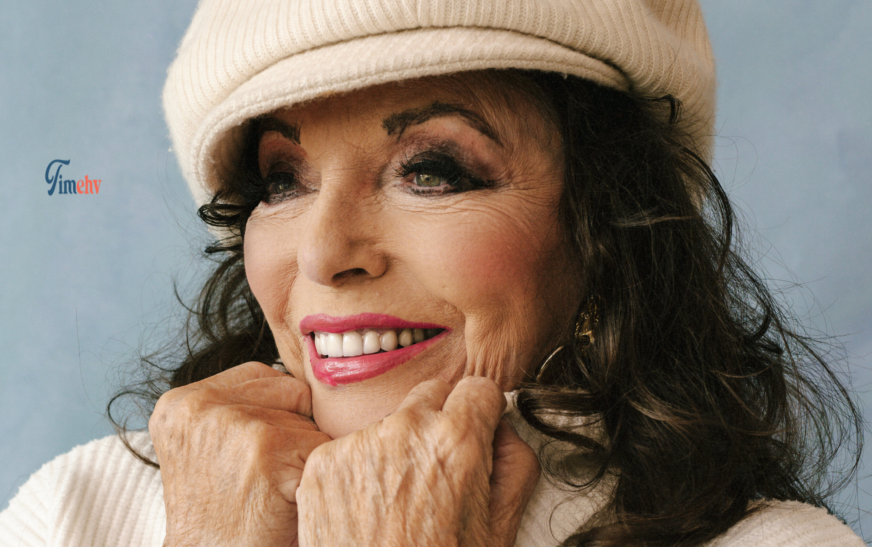 Joan Collins ungeschminkt: Ein Blick auf die natürliche Schönheit der Schauspielerin